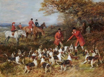  caza - Cazadores y perros de caza Heywood Hardy